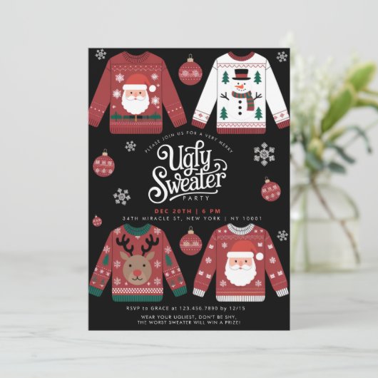 Oeganzige kerstfeestdag kaart (Staand voorkant)