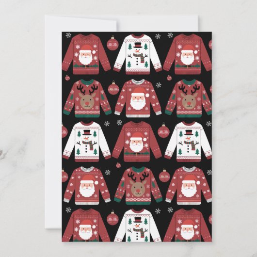 Oeganzige kerstfeestdag kaart (Achterkant)