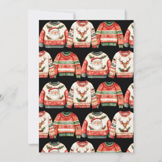 Oeganzige kerstfeestdag kaart (Achterkant)