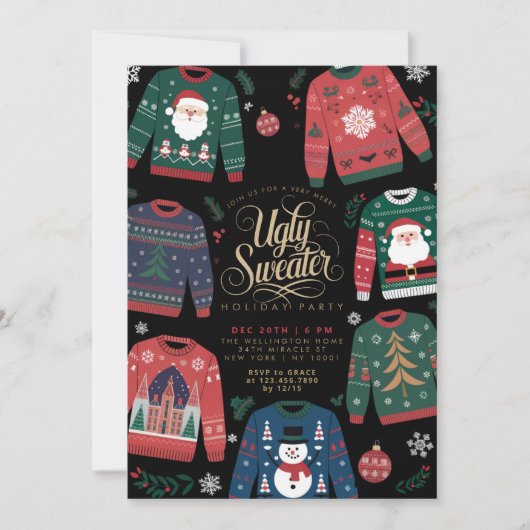 Oeganzige kerstfeestdag kaart (Voorkant)