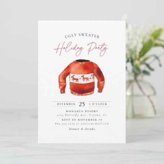 Oeganzige kerstfeestdag kaart (Staand voorkant)