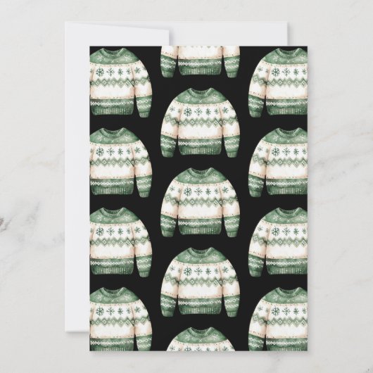 Oeganzige kerstfeestdag kaart (Achterkant)