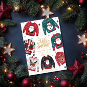 Oeganzige kerstfeestdag kaart