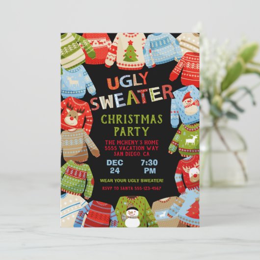 Oeganzige kerstfeestdag kaart (Staand voorkant)