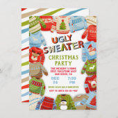 Oeganzige kerstfeestdag kaart (Voorkant / Achterkant)