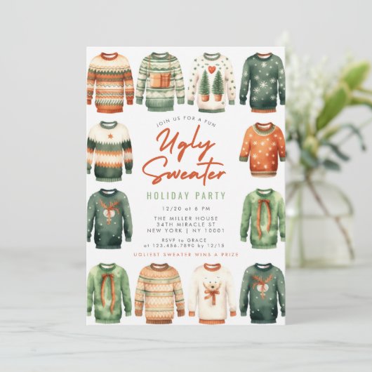 Oeganzige kerstfeestdag kaart (Staand voorkant)