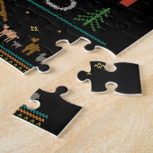 Oegenaamd kerstliefhebber Merry Christus Mas Relig Legpuzzel (Zijkant)