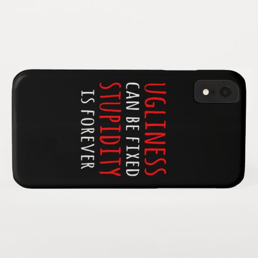 Oegenheid kan vaste domheid zijn voor altijd Case-Mate iPhone case (Achterkant (horizontaal))