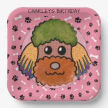 Oegenhondengezicht Plechtige verjaardag