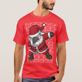 Oegensprekelijk kerstdabbing Santa Claus Dab T-shirt (Voorkant)