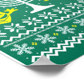 Oegly Kerstmis Hanukkah Sweater - Happy Hanukkah Poster (Hoek)