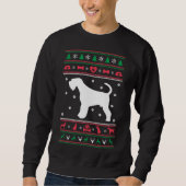 Oegly Sweater Airedale-hondenkerst (Voorkant)