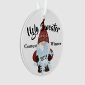 Oegly Sweater Contest Winner Prize Trophy Ornament (voorkant)