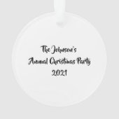 Oegly Sweater Contest Winner Prize Trophy Ornament (achterkant)