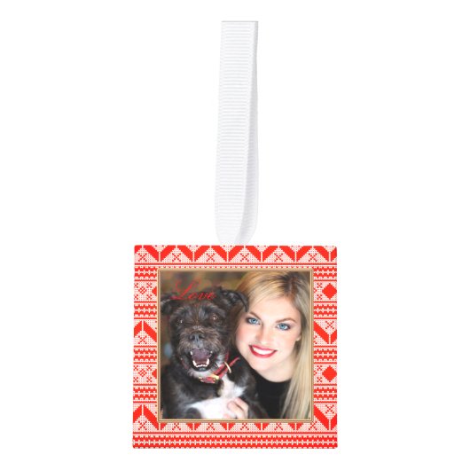 Oegly Sweater Custom Photo Cube Kerstversiering Decoratie (Voorkant)