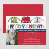 Oegly Sweater kerstfeest Kaart (Voorkant / Achterkant)