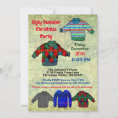 Oegly Sweater Kerstparty Recoleta Colors, ZPR Kaart (Voorkant)
