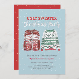 Oegly Sweater Kerstparty Uitnodiging