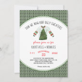 Oegly Sweater Kerstparty-uitnodiging Kaart (Voorkant)