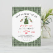 Oegly Sweater Kerstparty-uitnodiging Kaart (Staand voorkant)