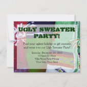 Oegly Sweater Party Invitations Kaart (Voorkant)