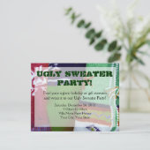 Oegly Sweater Party Invitations Kaart (Staand voorkant)