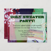 Oegly Sweater Party Invitations Kaart (Voorkant / Achterkant)