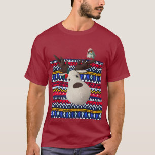 Oegly Sweater T-shirt Reindeer en grappige vogel p