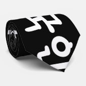 Oegugin 외 국 인 | Koreaanse Hangul-taal Stropdas (Opgerold)