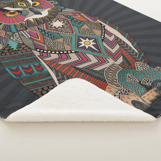 oehoe donker sherpa deken (3/4)