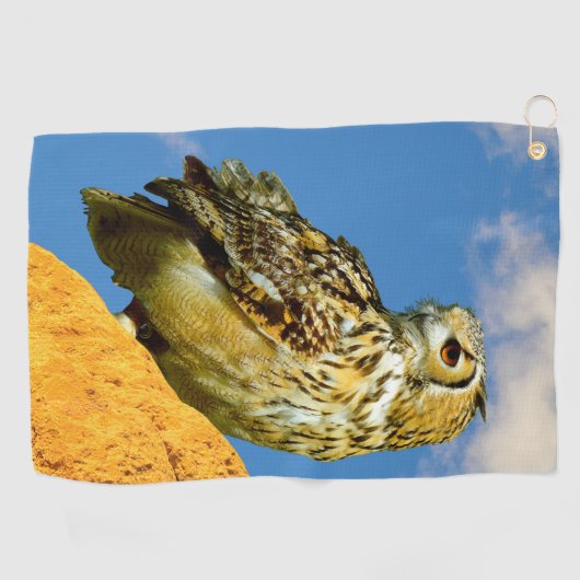 Oehoe golfhanddoek (Horizontaal)