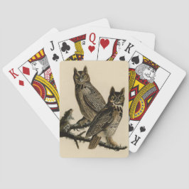 Oehoorns (door John James Audubon) Pokerkaarten