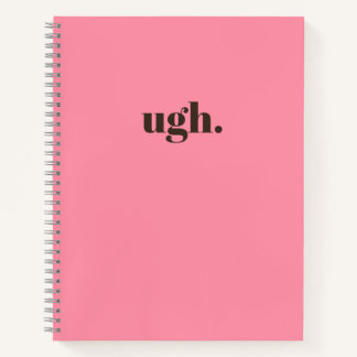 oei. Minimalistische Roze Chic Dagboek Notitieboek