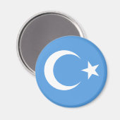 Oeigoer/Oost-Turkestan Magneet (Voorkant / Achterkant)