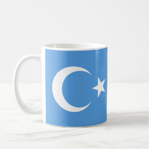 Oeigoer/Oost-Turkestan Vlag Koffiemok