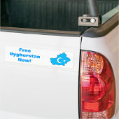 Oeigoerse Bumpersticker voor vrijheid (Op Truck)