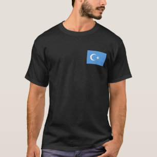 Oeigoerse vlag - pocket t-shirt