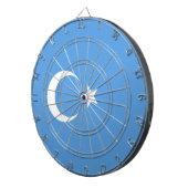 Oeigoerse vlag van Oost-Turkistan (Oeigoer) Dartbord (Voorkant Rechts)