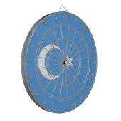 Oeigoerse vlag van Oost-Turkistan (Oeigoer) Dartbord (Voorkant Links)