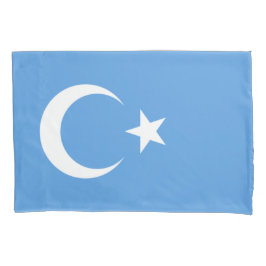 Oeigoerse vlag van Oost-Turkistan (Oeigoer) Kussensloop