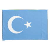 Oeigoerse vlag van Oost-Turkistan (Oeigoer) Kussensloop (Voorkant-Rechts)
