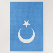 Oeigoerse vlag van Oost-Turkistan (Oeigoer) Legpuzzel (Verticaal)