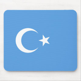 Oeigoerse vlag van Oost-Turkistan (Oeigoer) Muismat