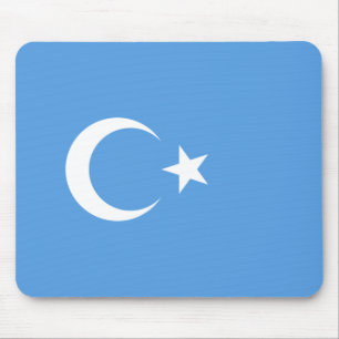 Oeigoerse vlag van Oost-Turkistan (Oeigoer) Muismat