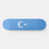 Oeigoerse vlag van Oost-Turkistan (Oeigoer) Persoonlijk Skateboard (Horizontaal)