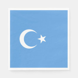 Oeigoerse vlag van Oost-Turkistan (Oeigoer) Servet