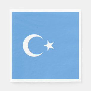 Oeigoerse vlag van Oost-Turkistan (Oeigoer) Servet