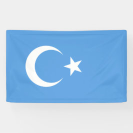 Oeigoerse vlag van Oost-Turkistan (Oeigoer) Spandoek