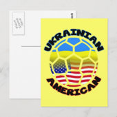 Oekraïens-Amerikaans Voetbal Briefkaart (Voorkant / Achterkant)