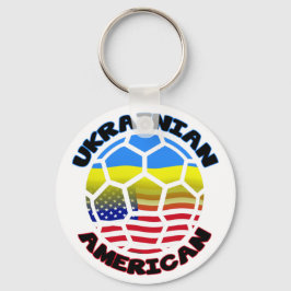 Oekraïens-Amerikaanse Football Soccer Sleutelhange Sleutelhanger